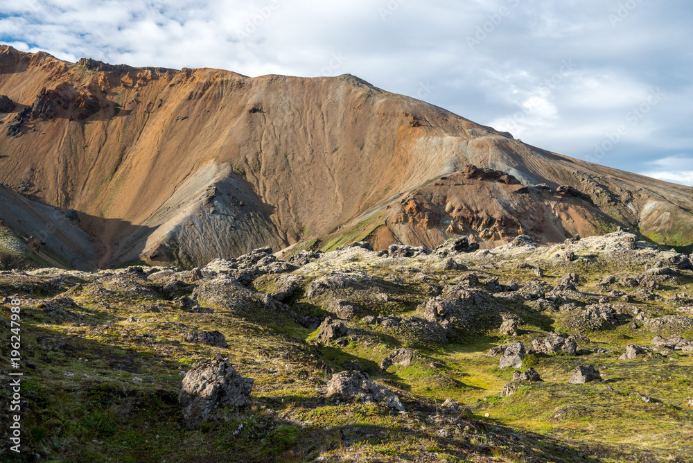 Volcanic mountains of Landmannalaugar in Fjallabak Nature Reserve. Iceland