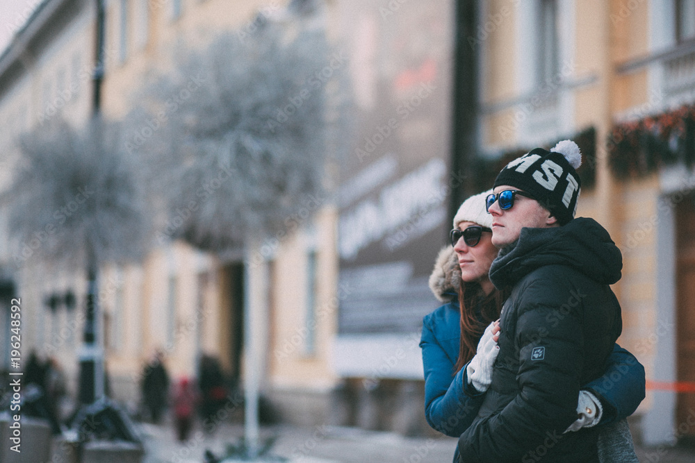 Fototapeta premium Влюбленная пара