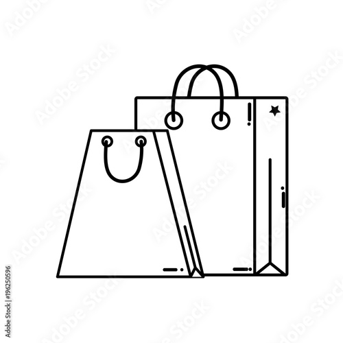 line shopping bags market shop object