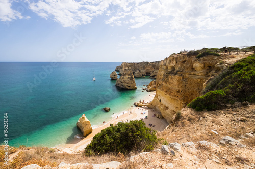 Lagos, Portugal on a cloudy day