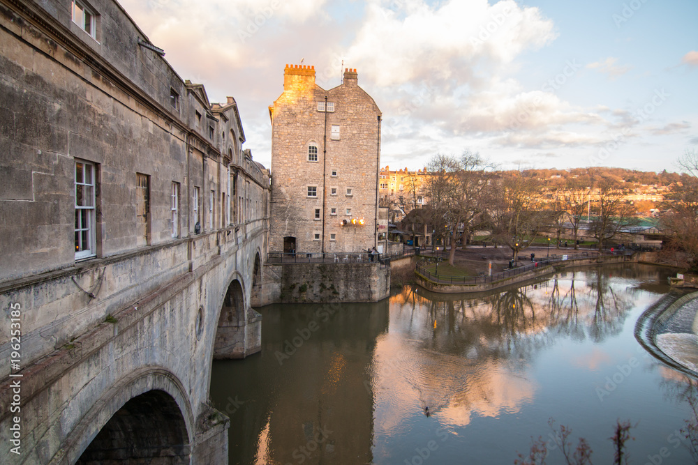 Obraz premium Puente Pulteney, Bath, Somerset, Inglaterra