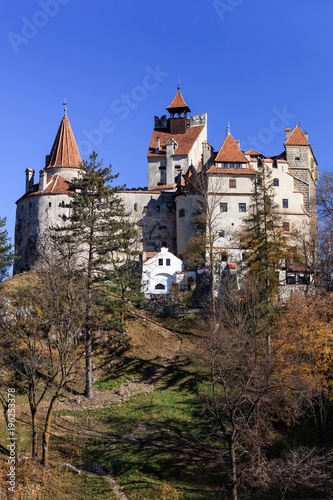 Medieval Bran castle. Brasov Transylvania, Romania