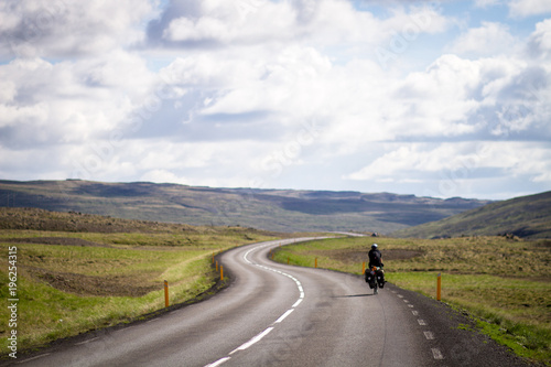 Luke bike tours the Ring Road around Iceland
