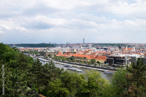 Wallpaper Mural High view of Prague, Czech Republic Torontodigital.ca