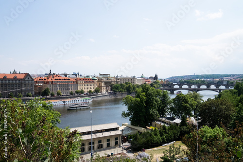 High view of Prague, Czech Republic