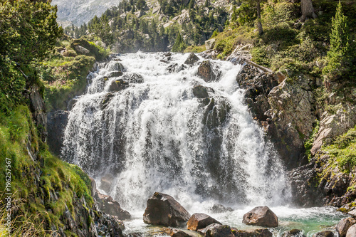 Waterfall in Aigualluts forau photo
