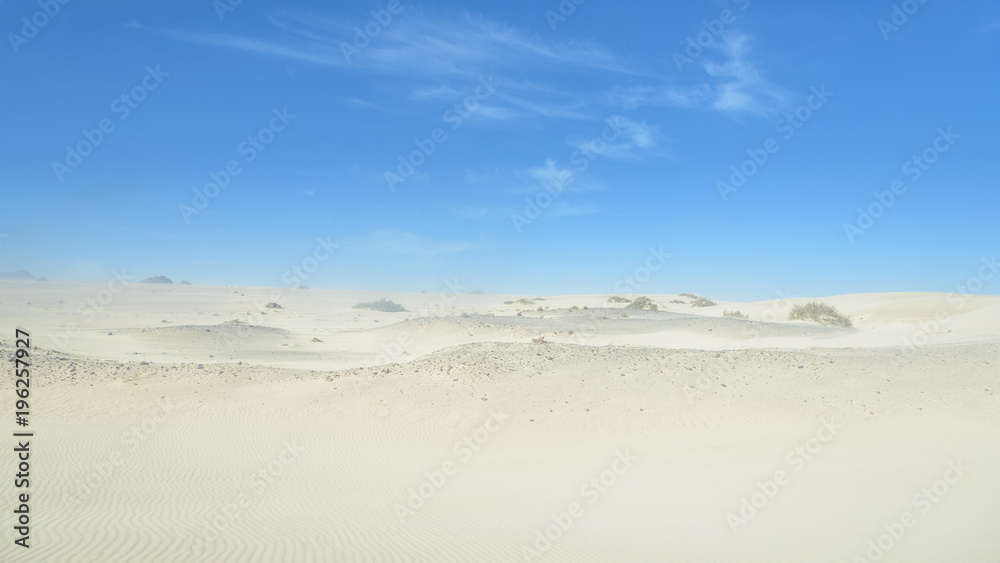 Parque Natural de las Dunas de Corralejo en Fuerteventura, Islas Canarias Parque Natural de las Dunas de Corralejo en Fuerteventura, Islas Canarias