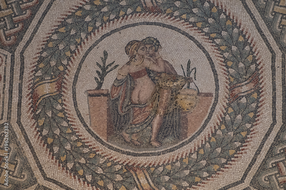 A mosaic of Villa del Casale, in Piazza armerina, Sicily