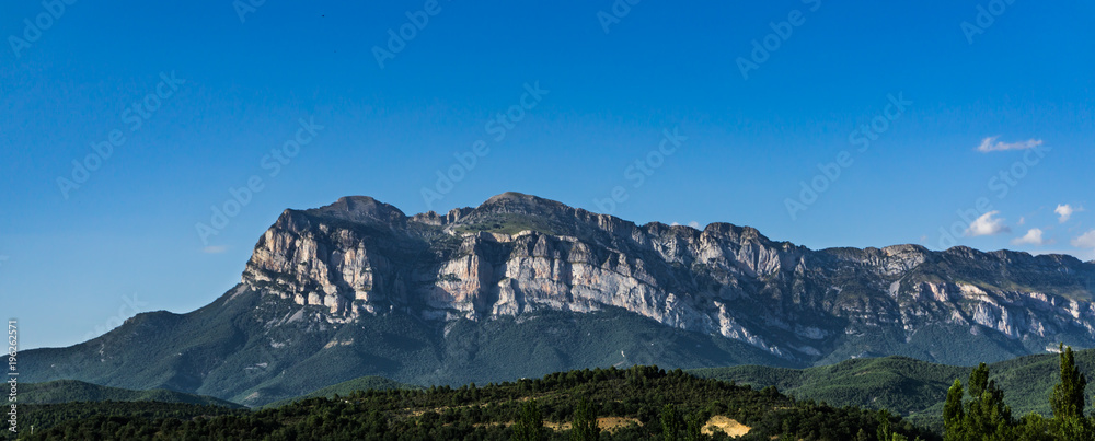 Rock formation in Ainsa, Spain