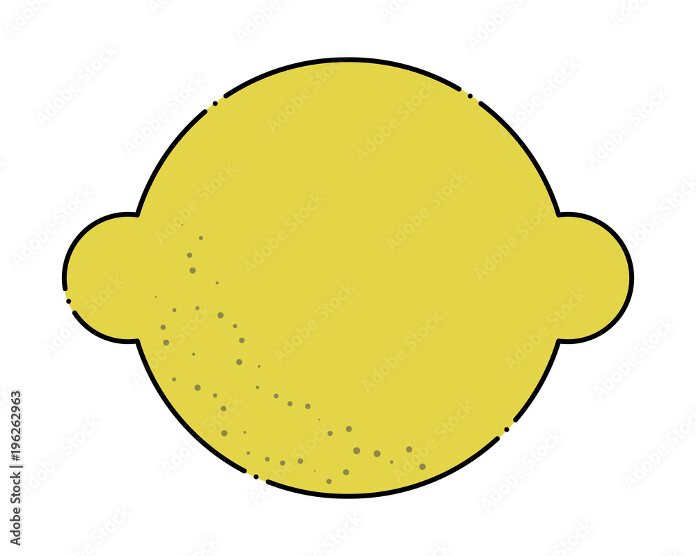 lemon fruit icon over white background, colorful design. vector illustration lemon fruit icon over white background, colorful design. vector illustration