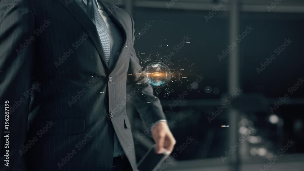 Businessman with Customer Journey Businessman with Customer Journey
