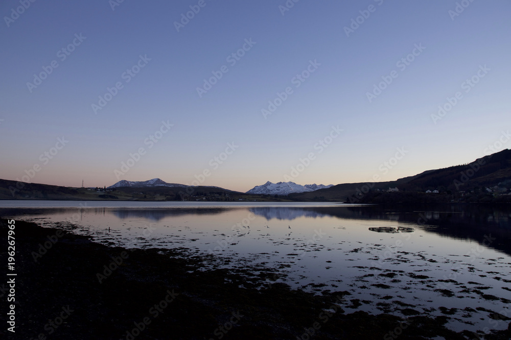 Cuillins reflections at sunset