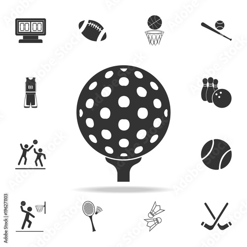 golf ball icon. Detailed set of athletes and accessories icons. Premium quality graphic design. One of the collection icons for websites, web design, mobile app