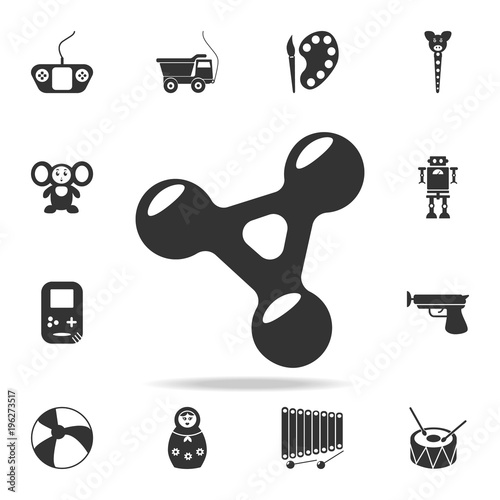 Fidget spinner icon. Detailed set of baby toys icons. Premium quality graphic design. One of the collection icons for websites, web design, mobile app