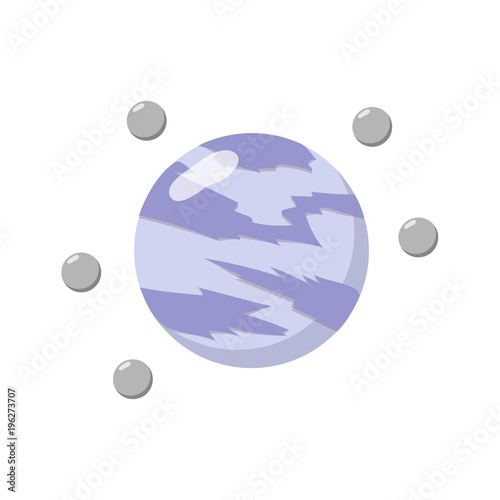 Fototapeta Naklejka Na Ścianę i Meble -  The solar system planet illustration