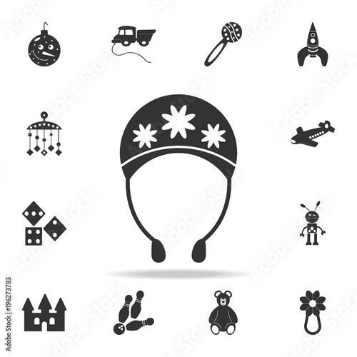 Baby hat icon. Detailed set of baby toys icons. Premium quality graphic design. One of the collection icons for websites  web design  mobile app