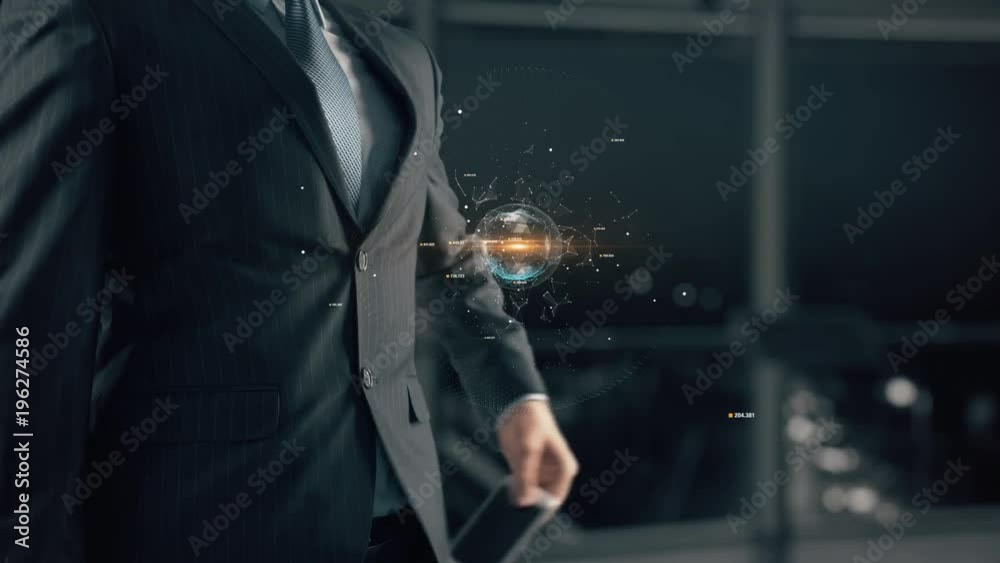 Businessman with Real Estate Businessman with Real Estate