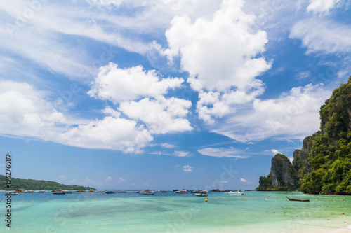 Beautiful tropical landscape beach sea and sand for vacation,Thailand