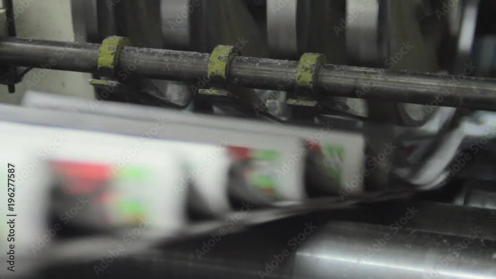 Newspaper printing machine