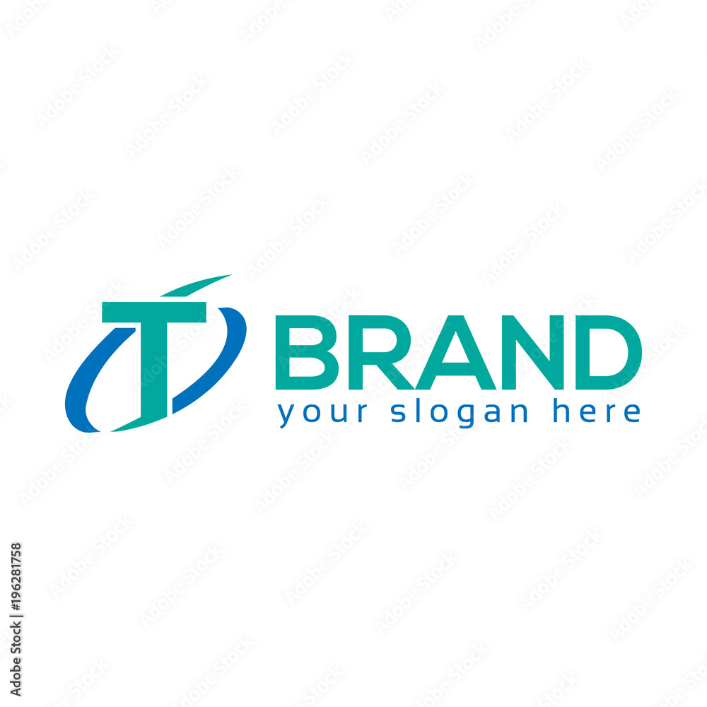 Letter T Swoosh Logo Letter T Swoosh Logo