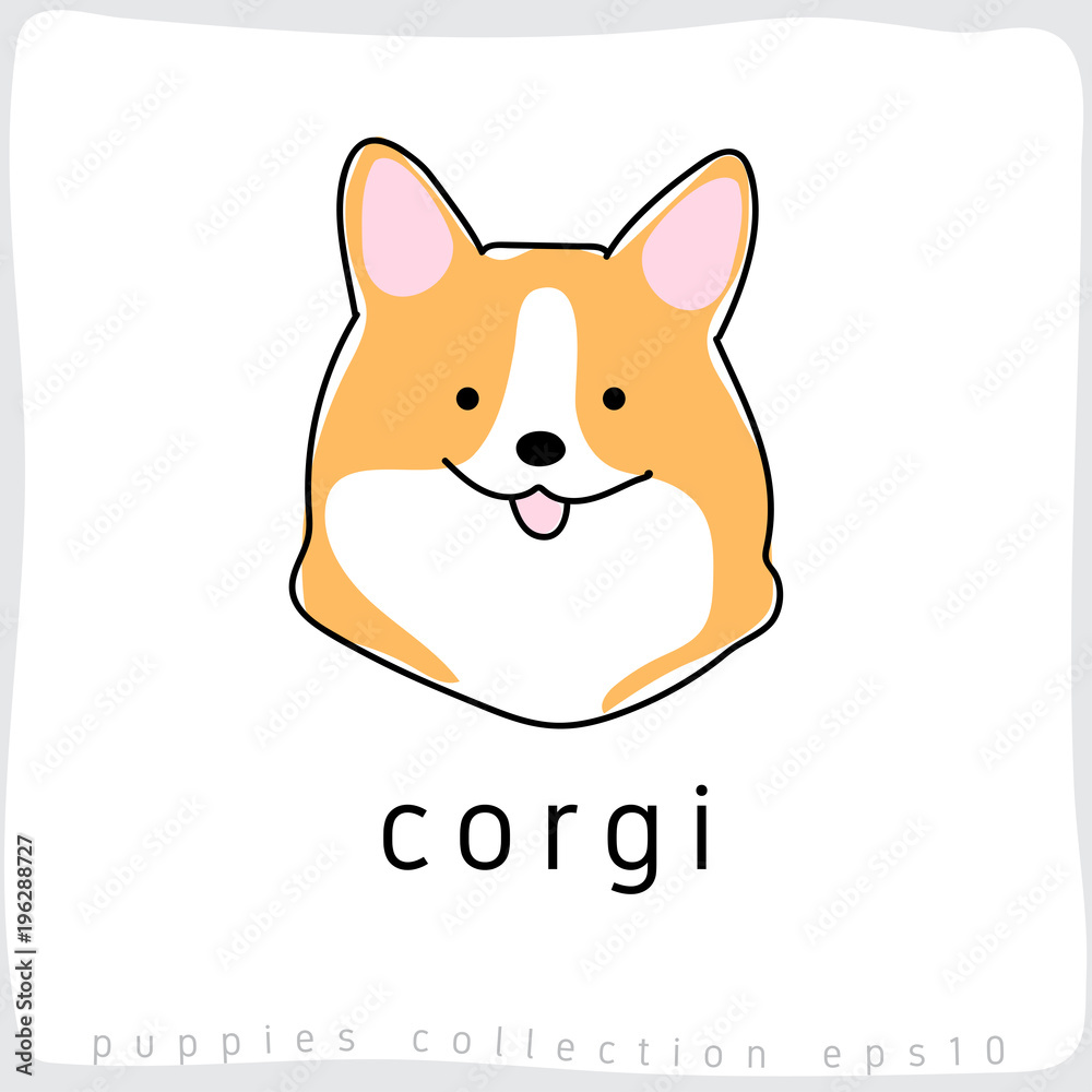Dog Breed Collection : Vector Illustration Dog Breed Collection : Vector Illustration