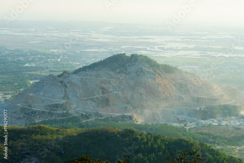 On the top of mountain in enjoy the beauty of Landscape  