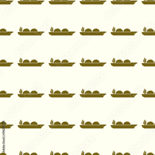 Sea transport vector illustration on a seamless pattern background