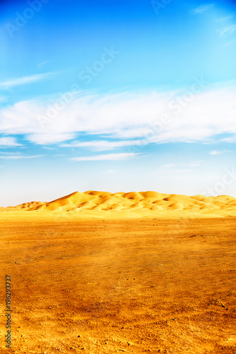 in oman old desert rub al khali the empty quarter and outdoor sand dune