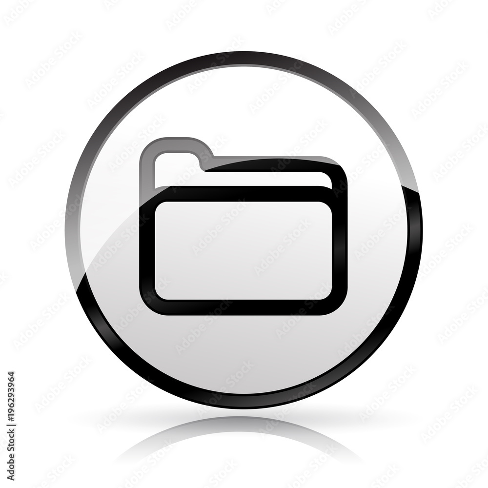 folder icon on white background folder icon on white background