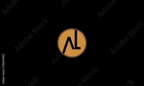 Company Logo, AL initial Company, Initial Letter AL Logo Template Design