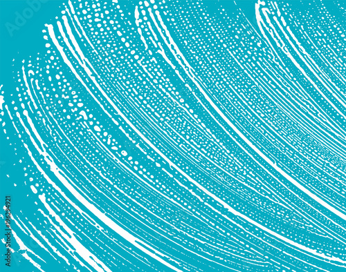Natural soap texture. Admirable green blue foam trace background. Artistic splendid soap suds. Cleanliness, cleanness, purity concept. Vector illustration.