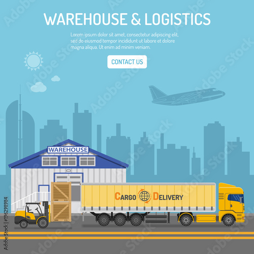 Warehouse and Logistics Concept
