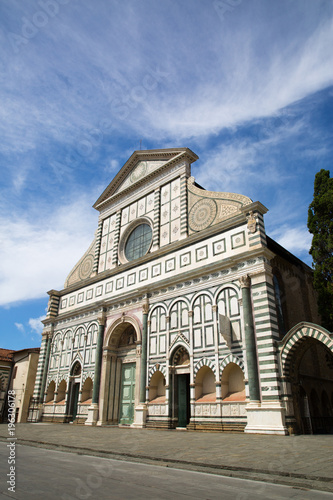 Santa Maria Novella Basilica, Florence, Italy. First great basilica in Florence and city principal Dominican church.