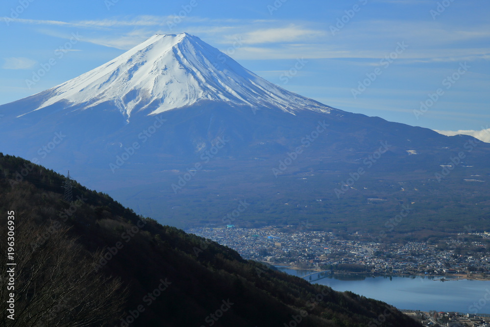 御坂峠からの富士山