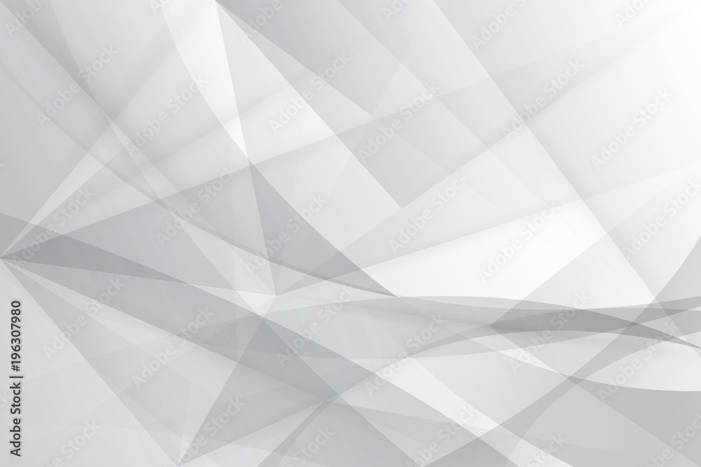 Abstract gray and white Lowpoly vector background. Template for style design.