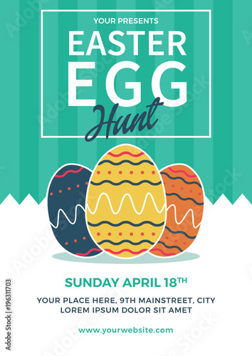 Easter Egg Hunt Flyer Template