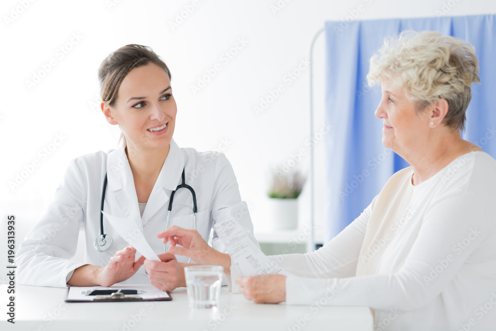 General practitioner doing medical interview General practitioner doing medical interview