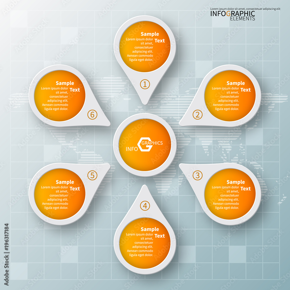 Abstract 3D Paper Infographics Abstract 3D Paper Infographics