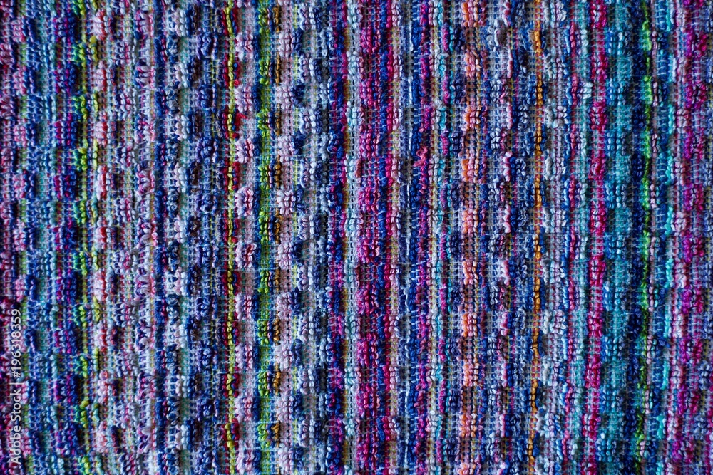 Texture of colored cotton fabrics Texture of colored cotton fabrics