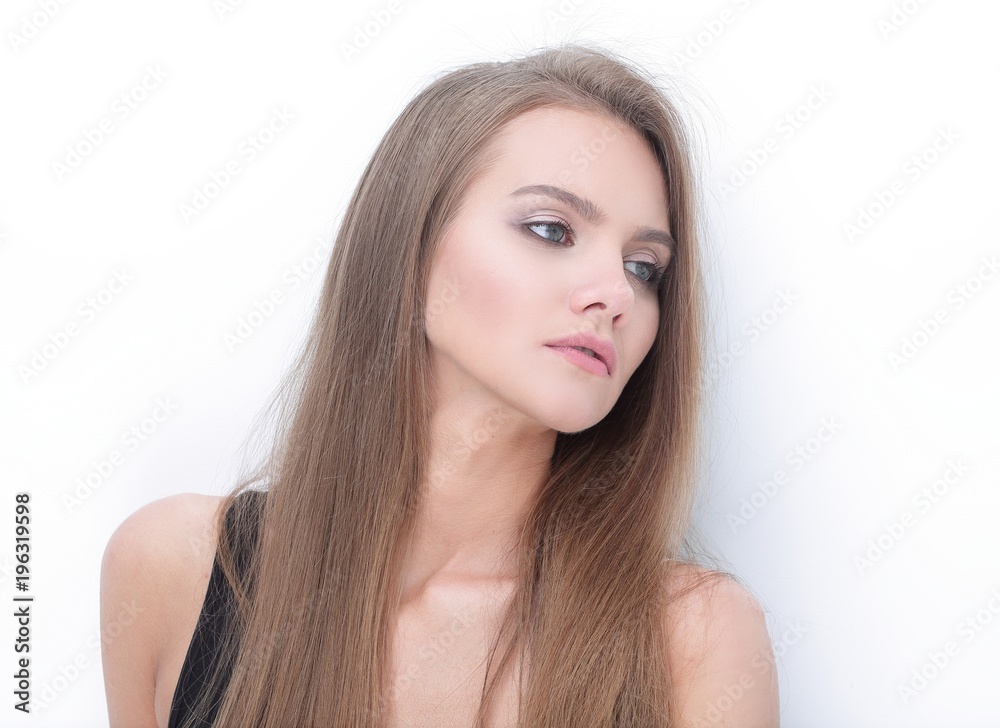 Fototapeta premium beautiful modern young woman model.
