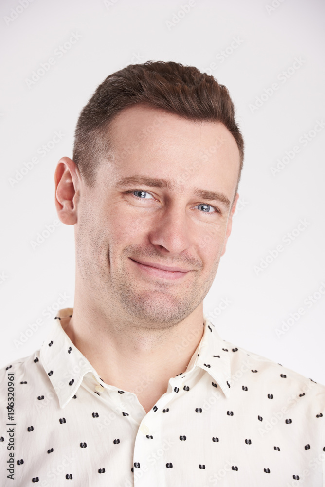 Fototapeta premium 3380106 Portrait of proud young man