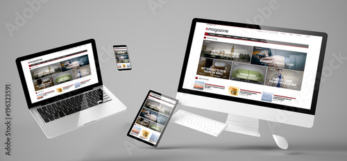 flying devices e-magazine responsive website