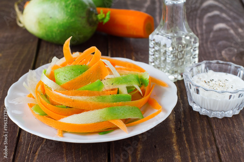 Salad of carrot and radish