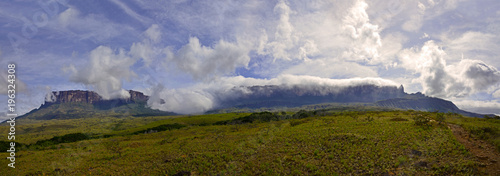 Clouds over  Mount Roraima photo