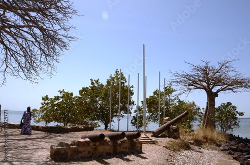 Konstfotografi Fort James Island -Kunta Kinteh (Gambie)