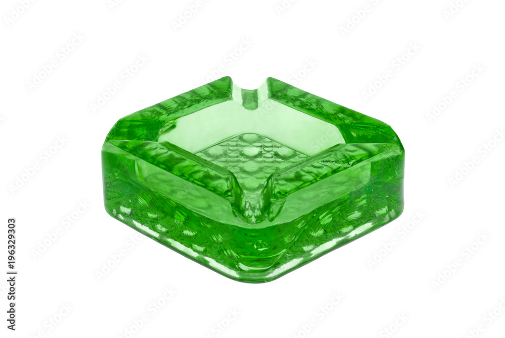 Fototapeta premium green ashtray