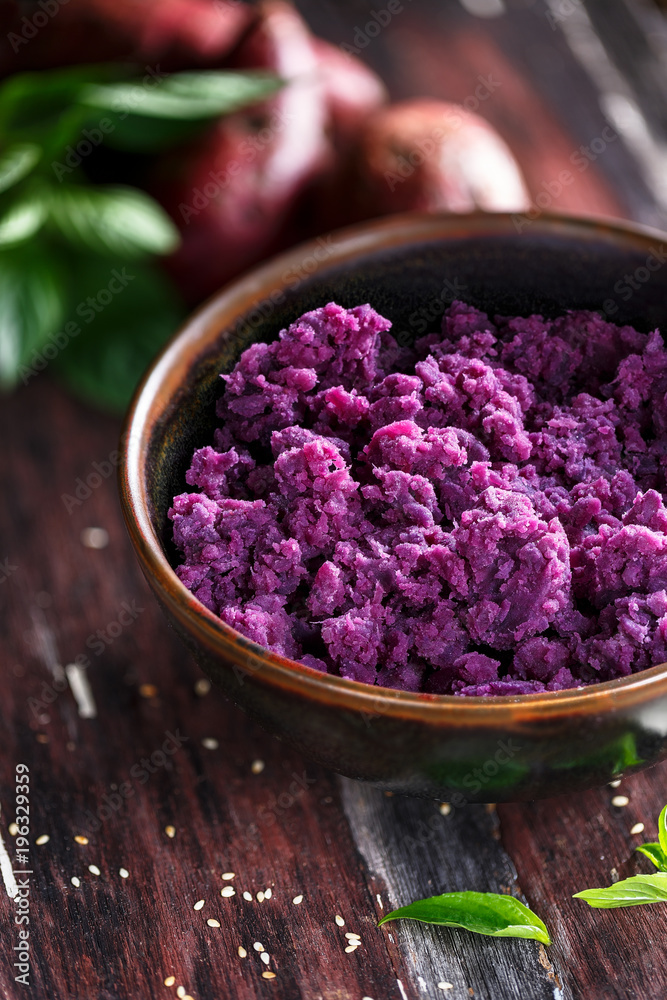 Purée de Patate Douce Violette Purée de Patate Douce Violette