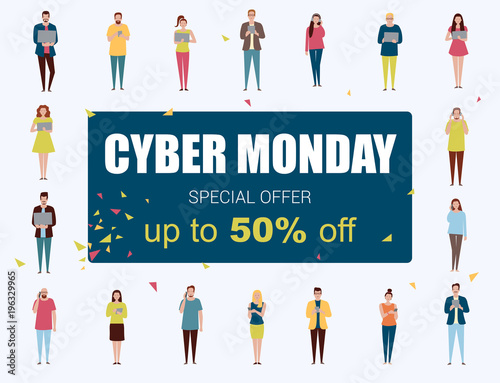 Cyber Monday Sale poster