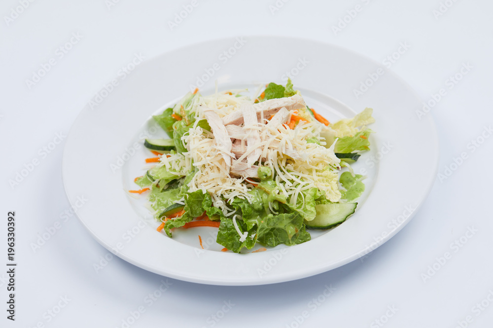 salad with chicken