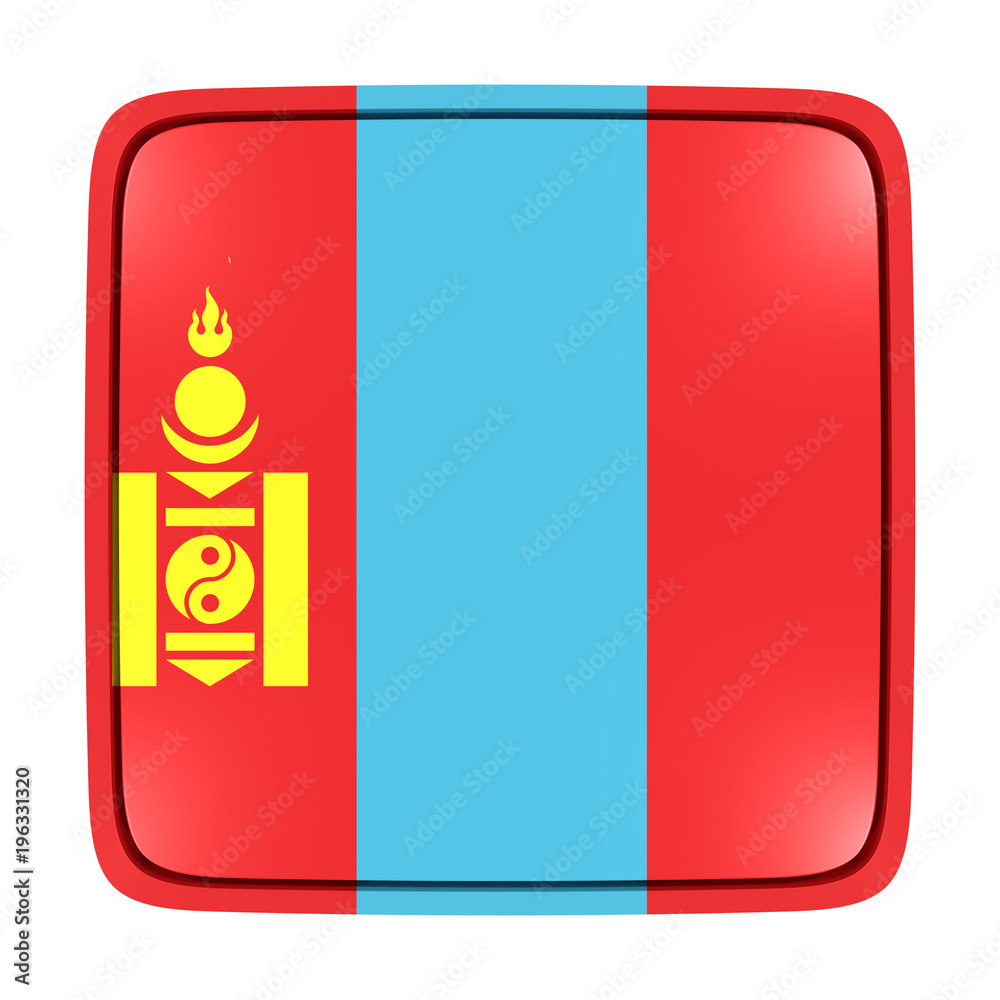 Naklejka premium Mongolia flag icon